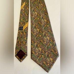 Salvatore Ferragamo 100% Silk Mens Tie, Flawless, Vintage, Hidden Cheetah Print